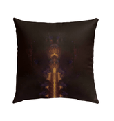 Detailed view of the SurArt 82 Outdoor Pillow, emphasizing its artistic pattern and durable fabric ideal for any outdoor decor.